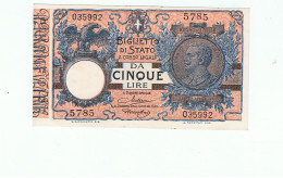 5 Lire-1923 - Italia – 5 Lire