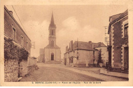 44 - DERVAL - SAN32040 - Place De L'Eglise - Rue De La Gare - Derval