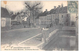 45 . N° 45797 . Chatillon-coligny.place De La Croix Blanche. - Chatillon Coligny