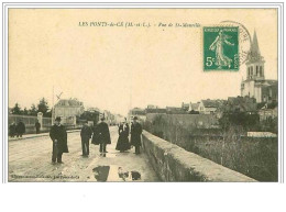 49.LES PONTS DE CE.VUE DE ST MAURILLE.PLIE - Les Ponts De Ce