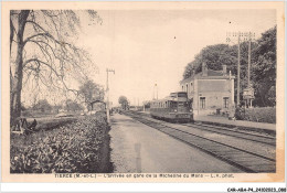 CAR-ABAP4-49-0345 - TIERCE - L'arrivée En Gare De La Micheline Du Mans - L-V Photo - Tierce