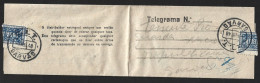 Telegrama Com Obliteração De Garvão, Ourique Em 1948. Telegram With Obliteration From Garvão, Ourique, Alentejo In 1948. - Covers & Documents
