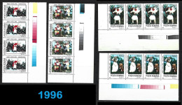 ● ROMANIA 1996 ֍ Maschere Popolari ֍ Costumi ● N.4303 / 4306 X 4 ● Serie Completa ** ● Cat. 18 € ● X70 ● - Unused Stamps