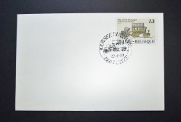 Belgie - Belgique - 1989 - OPB / COB ° 2322 ( 1 Enveloppe ) Koets - Transport - FDC 22.04 Tubize - Gebruikt