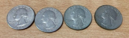 4 PIECES QUATERS DOLLARS 1965/1970/1983/1988 WHASHINTON - 1932-1998: Washington