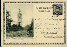 Carte Illustrée Obl.  N° 27. Vue 18 : MONS - BERGEN - Befroi  - Obl. 24/05/39 - Postcards 1934-1951