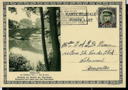 Carte Illustrée Obl.  N° 27. Vue 04. - BOUILLON - Château-Fort - Obl. BXL 25/01/1939 - Postcards 1934-1951