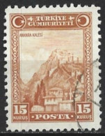 Turkey 1930. Scott #695 (U) Fortress Of Ankara - Oblitérés