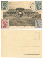 Asmara Eritrea Carceri Giudiziarie Prison Jail B/w Pcard With Vittoria Cpl 4v Set Annullo ADIUGRI 18JUL1922 - PERFETTA - Prigione E Prigionieri