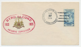 Cover / Postmark USA 1935 Byrd Antarctic Expedition - SS Jacob Rupert  - Arctic Expeditions