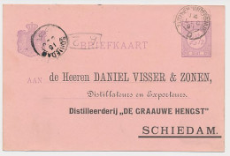 Trein Kleinrondstempel Zutphen - Winterswijk D 1891 - Cartas & Documentos