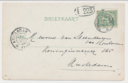 Trein Kleinrondstempel Haarlem - Zandvoort B 1905 - Cartas & Documentos