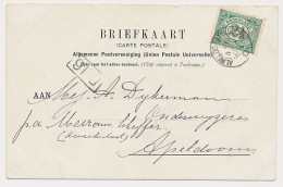 Wierden - Trein Kleinrondstempel Almeloo - Apeldoorn D 1900 - Cartas & Documentos