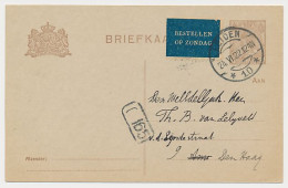 Bestellen Op Zondag - Leiden - Den Haag 1922 - Covers & Documents