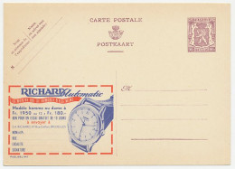 Publibel - Postal Stationery Belgium 1948 Watch - Richard - Uhrmacherei