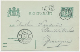 Sappemeer - Trein Kleinrond Harlingen - Nieuwe Schans V 1905 - Cartas & Documentos