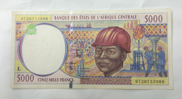 Central African States 5000 Francs L:Gabon P-404Lf  VF - Centraal-Afrikaanse Staten