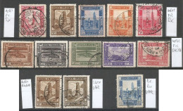 Somalia Italy Colony 1935/38  Pittorica P.14 Selection VFU Pcs C.5/10/15/20/30/50/75  Lire 1,25/1,75/2 + Varietà - Somalia