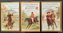 3 Chromo Huntley & Palmers Chasse équitation Patin à Glace - Sonstige & Ohne Zuordnung