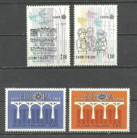 FINLAND - 2 X EUROPA CEPT Sets 1984 & 1985 MNH - Collezioni