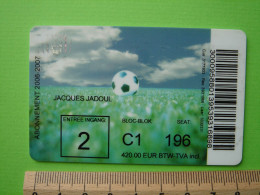 ABONNEMENT RSC. ANDERLECHT - 2006 - 2007 - FOOTBALL FOOT - Match Tickets