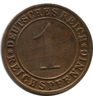 1 REICHSPFENNIG 1935 F GERMANY Coin #DB800.U.A - 1 Reichspfennig