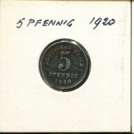 5 PFENNIG 1920 ALLEMAGNE Pièce GERMANY #AR325.F.A - 5 Rentenpfennig & 5 Reichspfennig