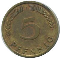 5 PFENNIG 1950 J BRD DEUTSCHLAND Münze GERMANY #AD875.9.D.A - 5 Pfennig