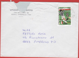 ITALIA - Storia Postale Repubblica - 1995 - 750 Juventus Campione D'Italia 1994-1995 (Isolato) - Vincon Roberto - Viaggi - 1991-00: Storia Postale