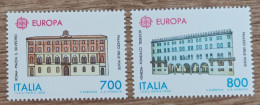 Italie - YT N°1882, 1883 - EUROPA / Bâtiments Postaux D'hier Et Aujourd'hui - 1990 - Neuf - 1981-90:  Nuevos