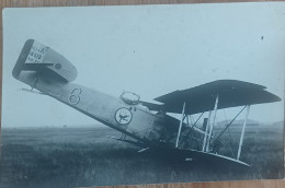 ACCIDENT AVION ESCADRILLE CARTE PHOTO - Accidents