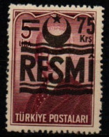 TURQUIE 1955 ** - Sellos De Servicio