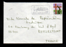 LUXEMBOURG SEUL SUR LETTRE POUR LA FRANCE 1982 - Storia Postale