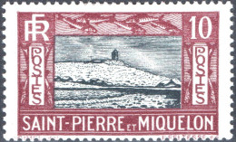 SAINT PIERRE E MIQUELON, PAESAGGI, LANDSCAPE, 1932, NUOVO (MLH*) Scott:PM 140, Yt:PM 140 - Nuevos