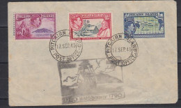 Pitcairn Islands Cover Ca HMS Bounty Ca Pitcairn Islands 17 SEP 1945(60142) - Pitcairn