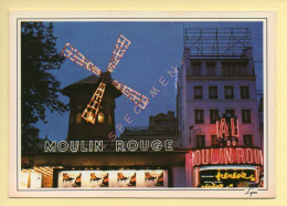 PARIS la Nuit : Le Moulin Rouge / CPM (Ed: ABEILLE-CARTES) (voir Scan Recto/verso) - Paris Bei Nacht