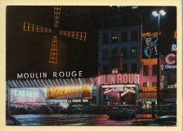 PARIS La Nuit : Le Moulin Rouge (voir Scan Recto/verso) - Paris Bei Nacht