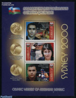 Azerbaijan 2001 Olympic Winners Sydney S/s, Mint NH, Sport - Boxing - Olympic Games - Shooting Sports - Pugilato