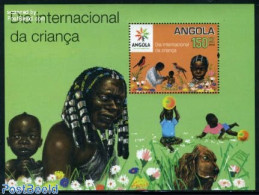 Angola 2010 Children Day S/s, Mint NH, Nature - Various - Birds - Dogs - World Expositions - Angola