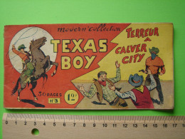 BD Modern Collection - TEXAS BOY - N° 3 TERREUR A CALVER CITY - Date De Sortie : Décembre 1948 - Petit Format