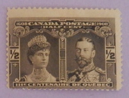 CANADA YT 85 NEUF*MH "PRINCESSE ET PRINCE DE GALLES" ANNÉE 1908 - Unused Stamps