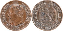 FRANCE - 1861 - 2 Centimes - Napoléon III - Strasbourg (BB) - 20-356 - 2 Centimes