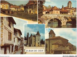 AFUP2-24-0136 - ST-JEAN DE COLE - Le Moulin Et Le Pont - Le Pont Et L'eglise - Vieille Rue Du Fond Du Bourg - Le Chateau - Eymet