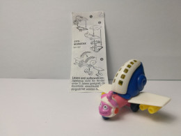 Kinder :   641537   Snail-Airlines 1997 - City-Schnecke + BPZ - Inzetting