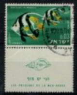 Israël - "Poisson De La Mer Rouge : Heniochus" - Oblitéré N° 225 Tab De 1962 - Oblitérés (avec Tabs)