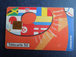 Football Coupe Du Monde 1998    50 U    TC2423 - Sin Clasificación