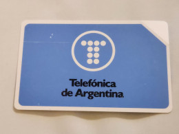 Argentina-(AR-TLF-M1)-Telefónica De Argentina Logo-URMAT-(16)-(100units)-(tirage-5.000)-NEW CARD+1card Prepiad Free - Argentina