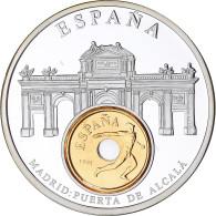 Grèce, Médaille, Européan Currencies, España, SPL, Cupro-nickel - Otros & Sin Clasificación