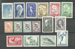 OLDER FINLAND -16 Stamps From The Early 1900's MNH - Verzamelingen