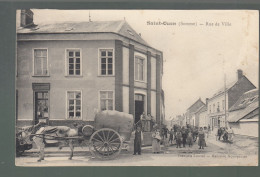 CP - 80 - Saint-Ouen - Rue De La Ville - Saint Ouen